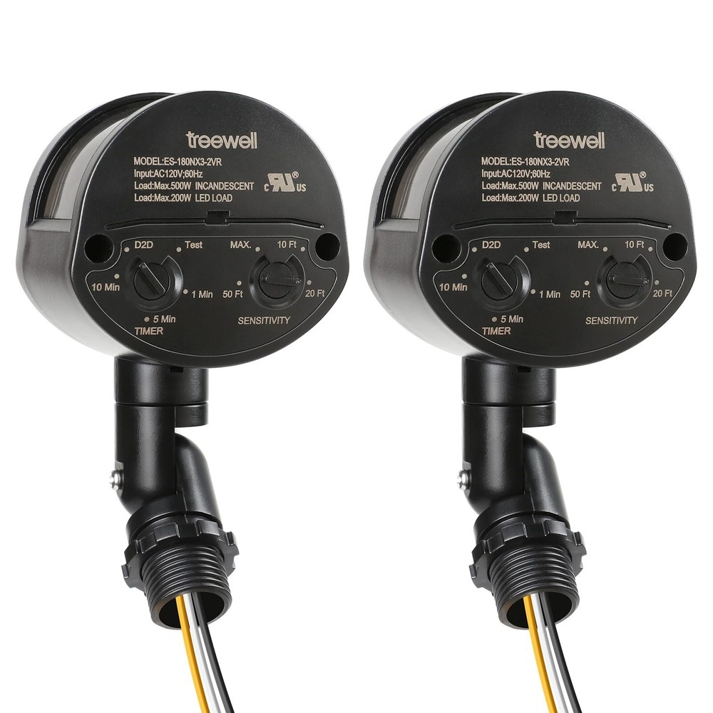 2 Pack Motion Sensor, 180-Degree Replacement Motion Detector, Adjus... Fast Ship