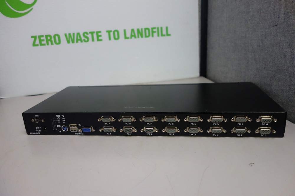 StarTech.com 16 Port 1U Rack mount VGA USB KVM Switch (SV1631DUSB)