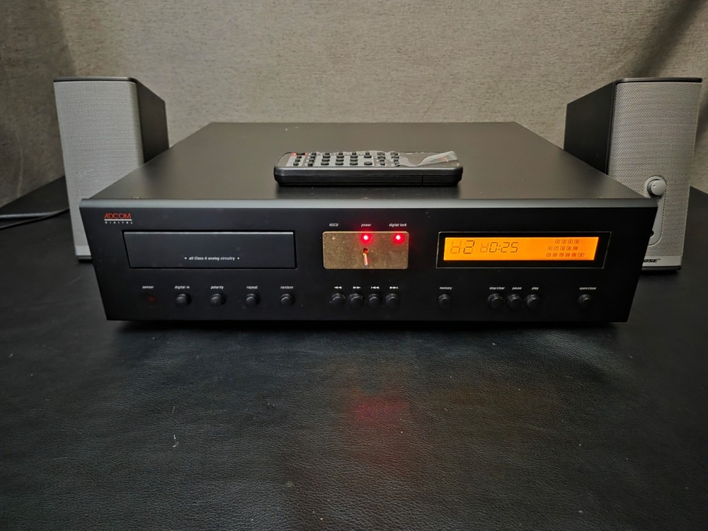 ADCOM GCD-750 CD Player/DAC w/ Remote VIDEO DEMO! 🎥📺✅