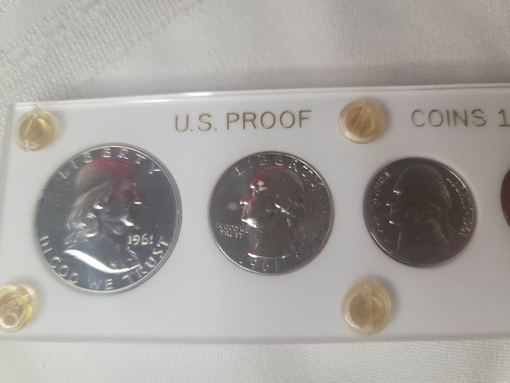 1961 U.S. Proof Coins. Sealed