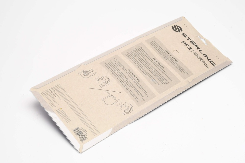 Sterling PF2 Professional Mesh Pop Studio Microphone Filter - New