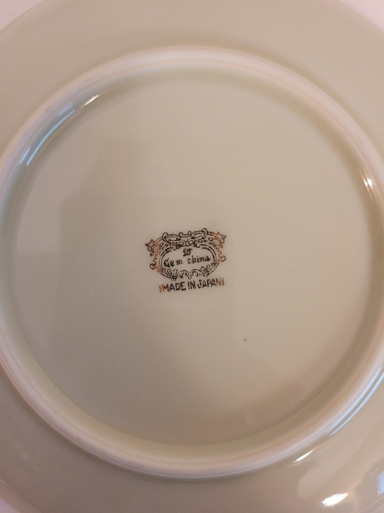 Gem China 2 Bread/Dessert Plates 6 1/2" Iris Japan