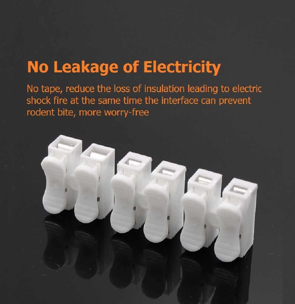 10pcs Auto Electrical Cable Wire Connectors Quick Splice Self Locking Terminal