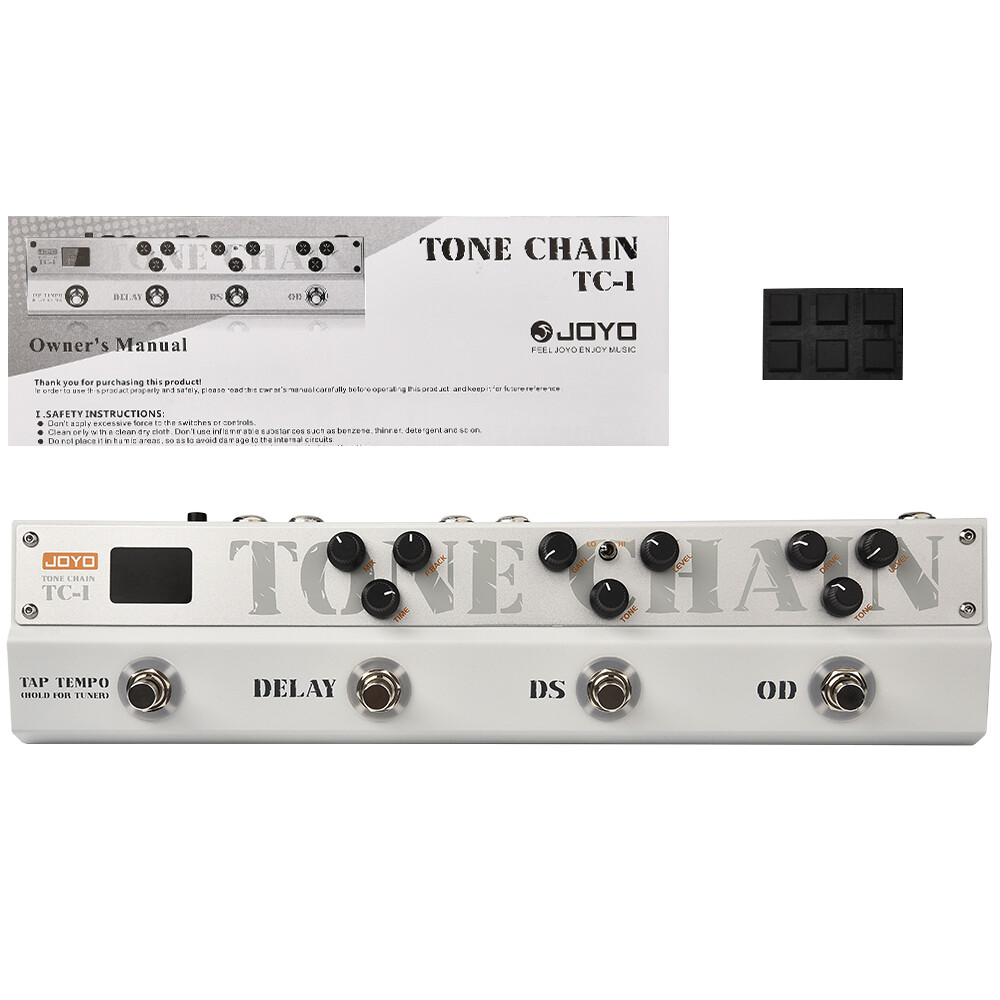 JOYO TC-1 Guitar Effect Pedal Overdrive Distortion Delay Processor Multifunction