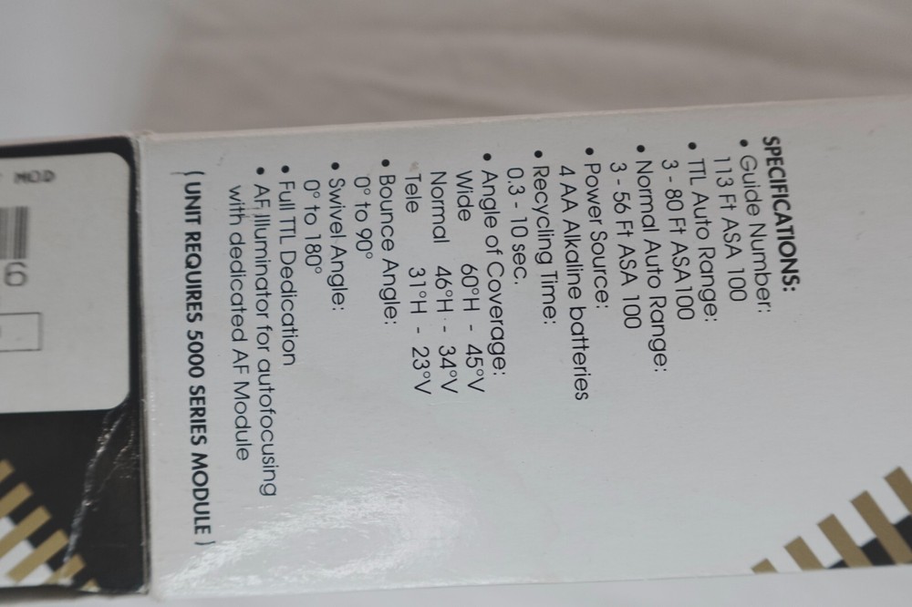 Promaster FTD 5000 Flash + FTA 5000 AF Module TTL Shoe Mount Tested