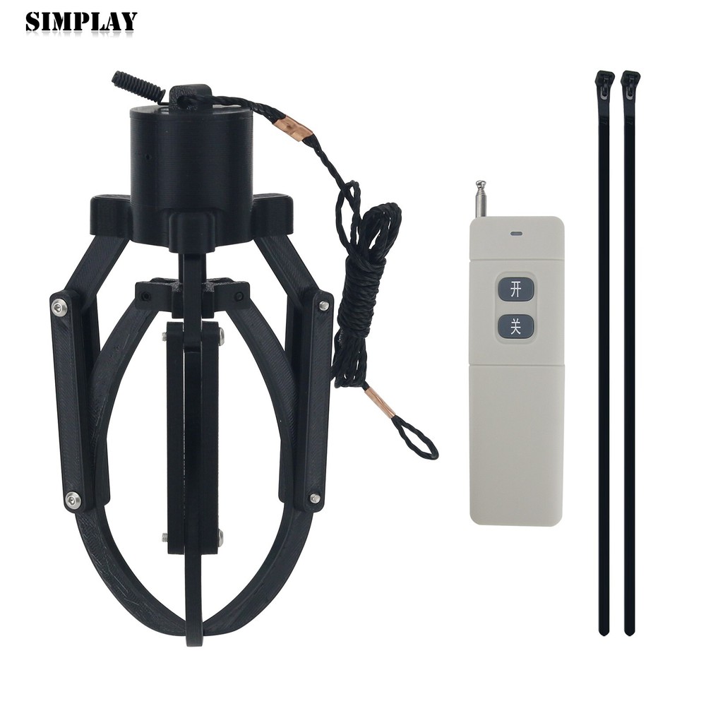 Three-jaw Version Universal Remote Control Mechanical Claw UAV Drone