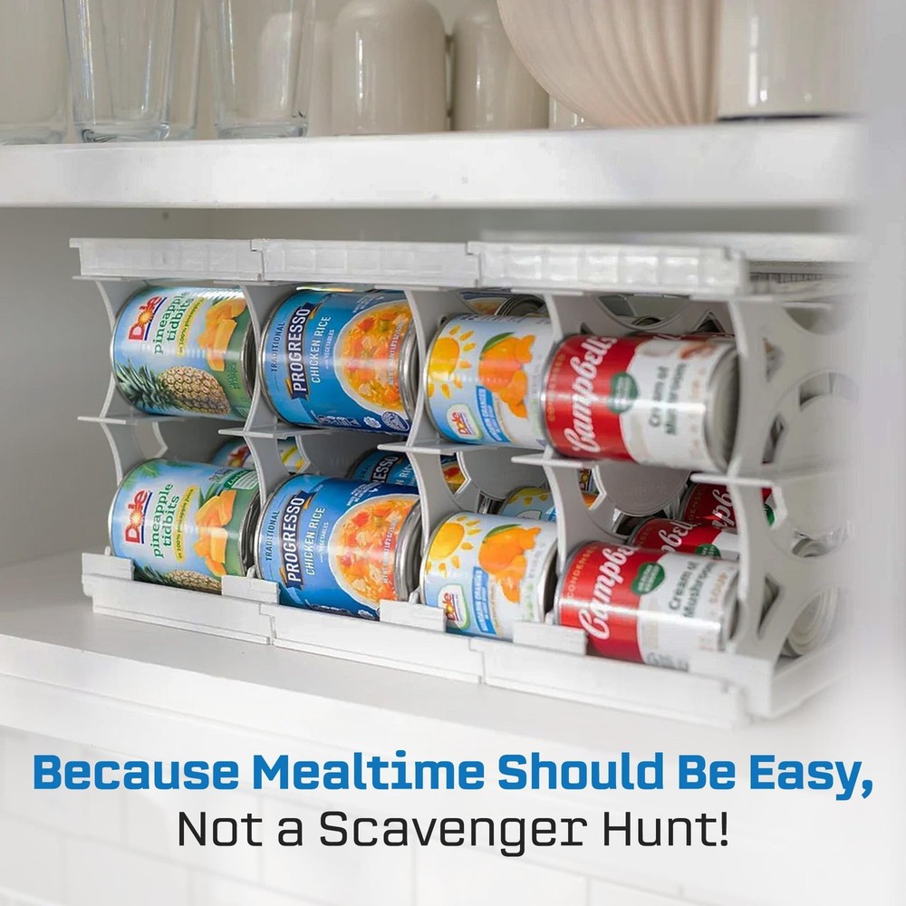 Shelf Reliance Cansolidator Cupboard - 1-Pack Can Organizer for Pantry, Stack...