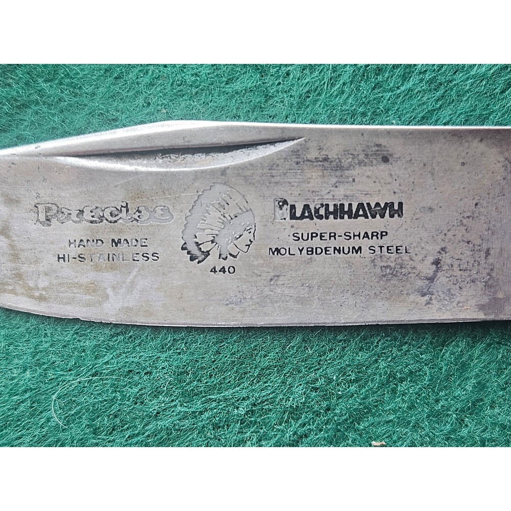 Precise Blackhawk #16414 Single Blade Pocketknife and sheath