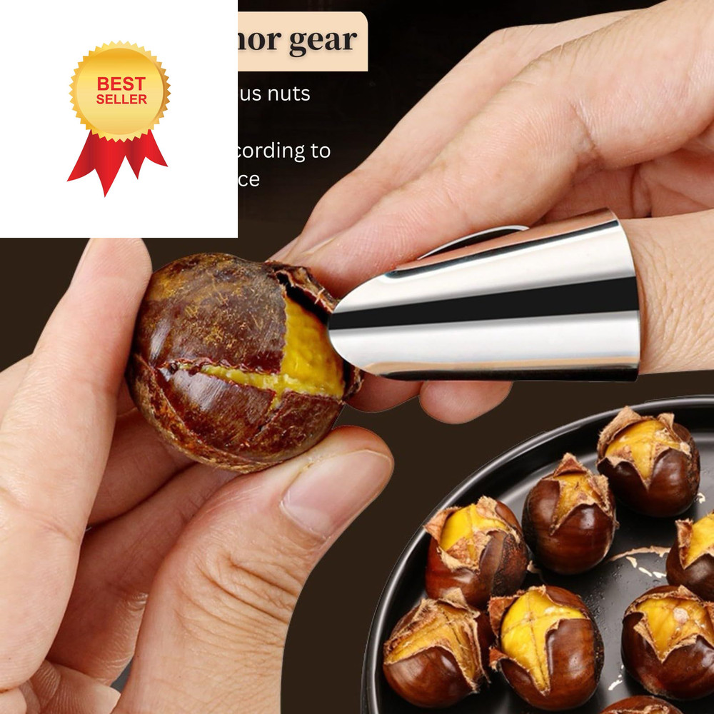 Chestnut Cutter Tool, Nut Cracker with Opener