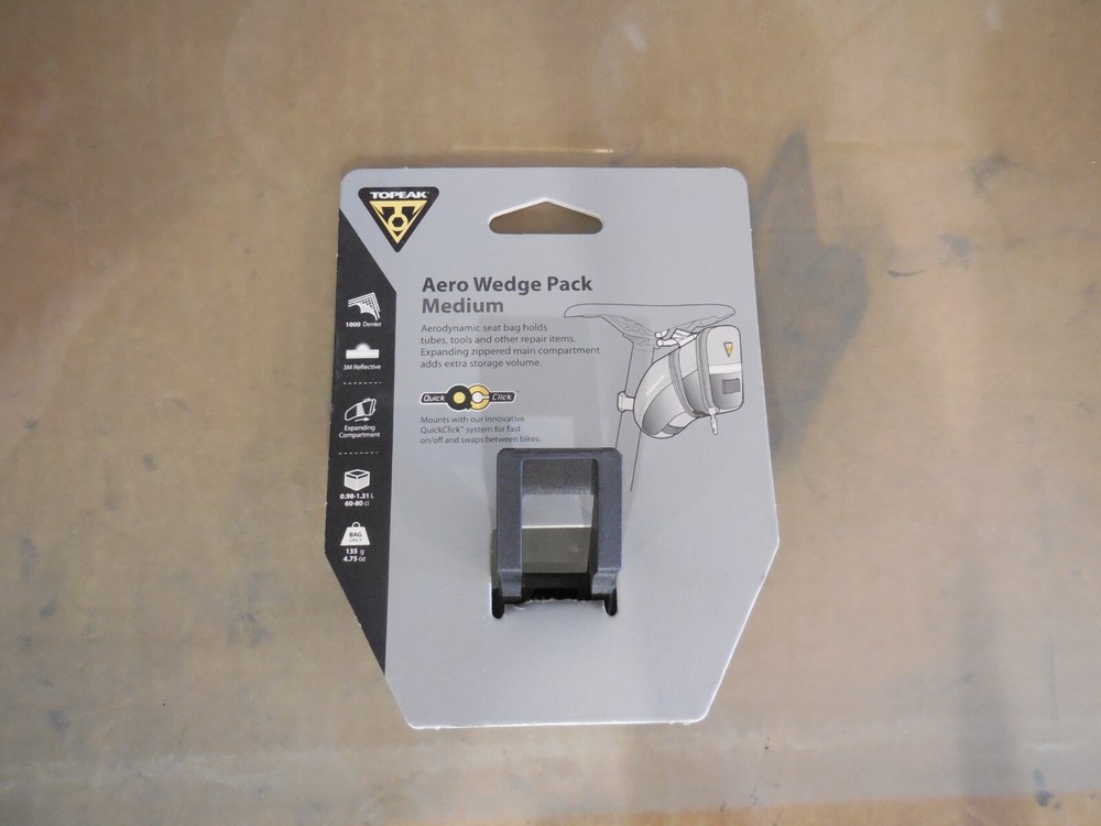 Topeak Seat Pack Aero Wedge Packs Large Polyester Material Medium