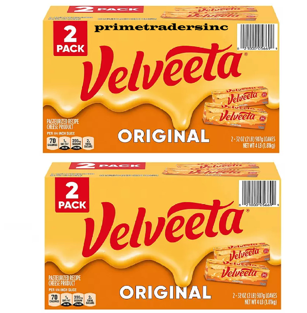 Velveeta Original Pasteurized Cheese Loaf 32 oz., 4 ct.