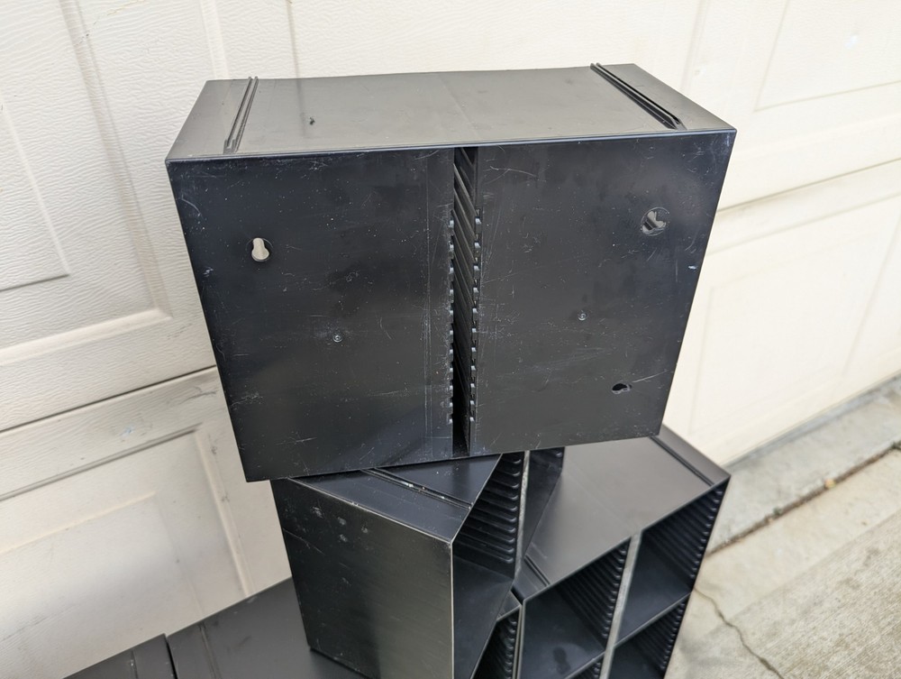 Case Logic CD Storage Rack, Plastic Stack Wall-Mount, holds 22 single & 4 Double