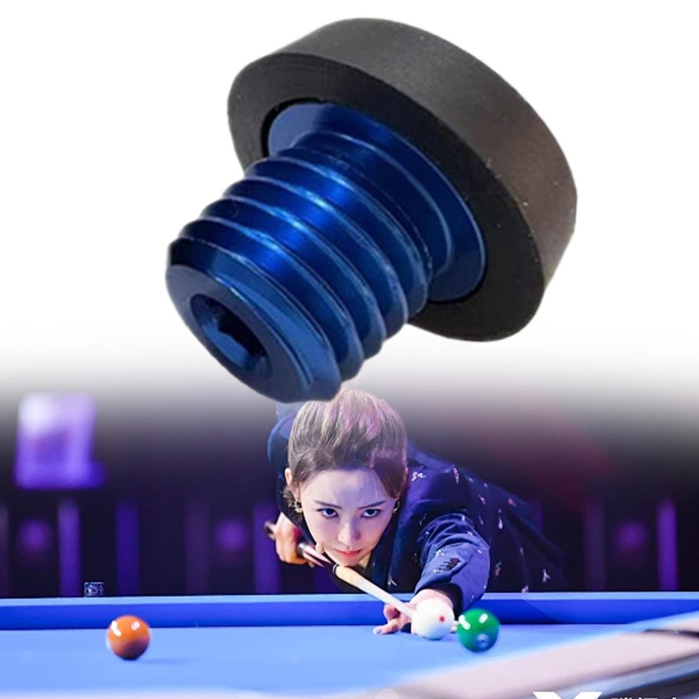 Billiards Cue Bottom Plug Practical Lightweight Screw Type Billiard Cue Bottom