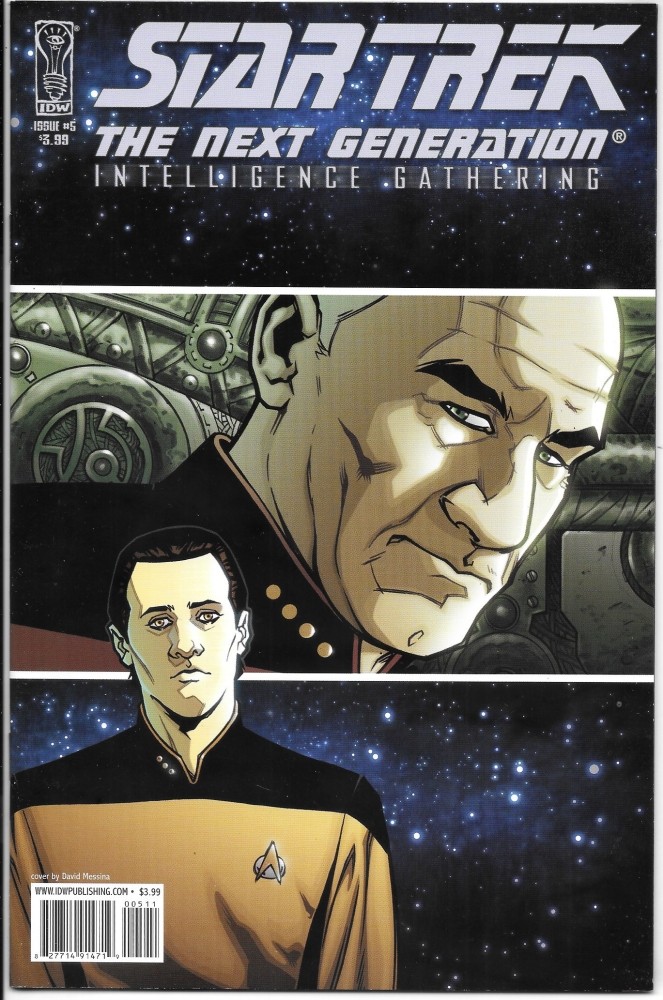 Star Trek The Next Generation Intelligence Gathering Comic Book #5 2008 UNREAD