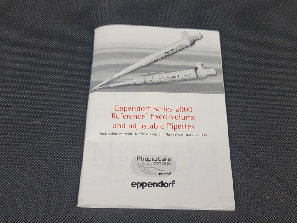 Eppendorf Series 2000 Adjustable Volume Pipette 2-20uL W/Accessories