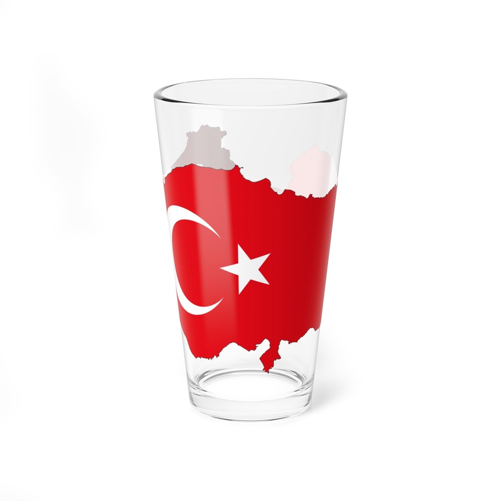 Turkey-Flagmap (Turkey) Pint Glass 16oz