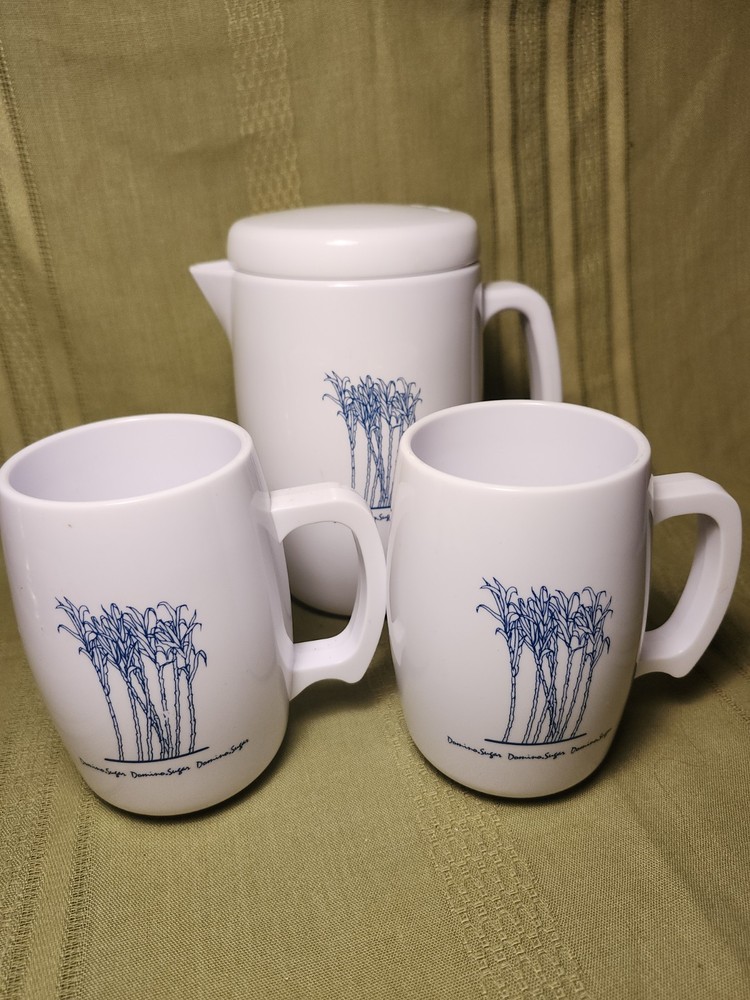 Domino Sugar Pitcher and Mugs
