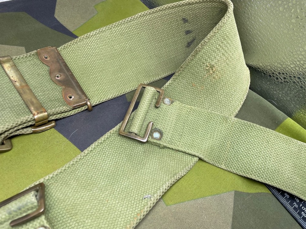 Original WW1 British Army 1908 Pattern Webbing Belt - Approx Size 40" Waist