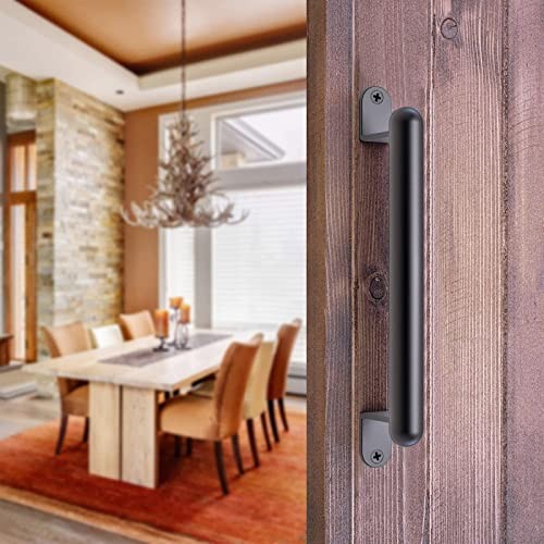 Barn Door Pull Handle, Heavy Duty Sliding Door Handle for Gate, Closet, 12"