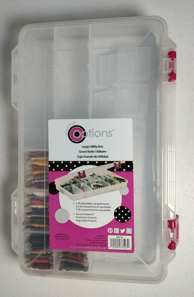 DMC 70+ Remnants And Creative Options Lg Utility Box 14" X 9"