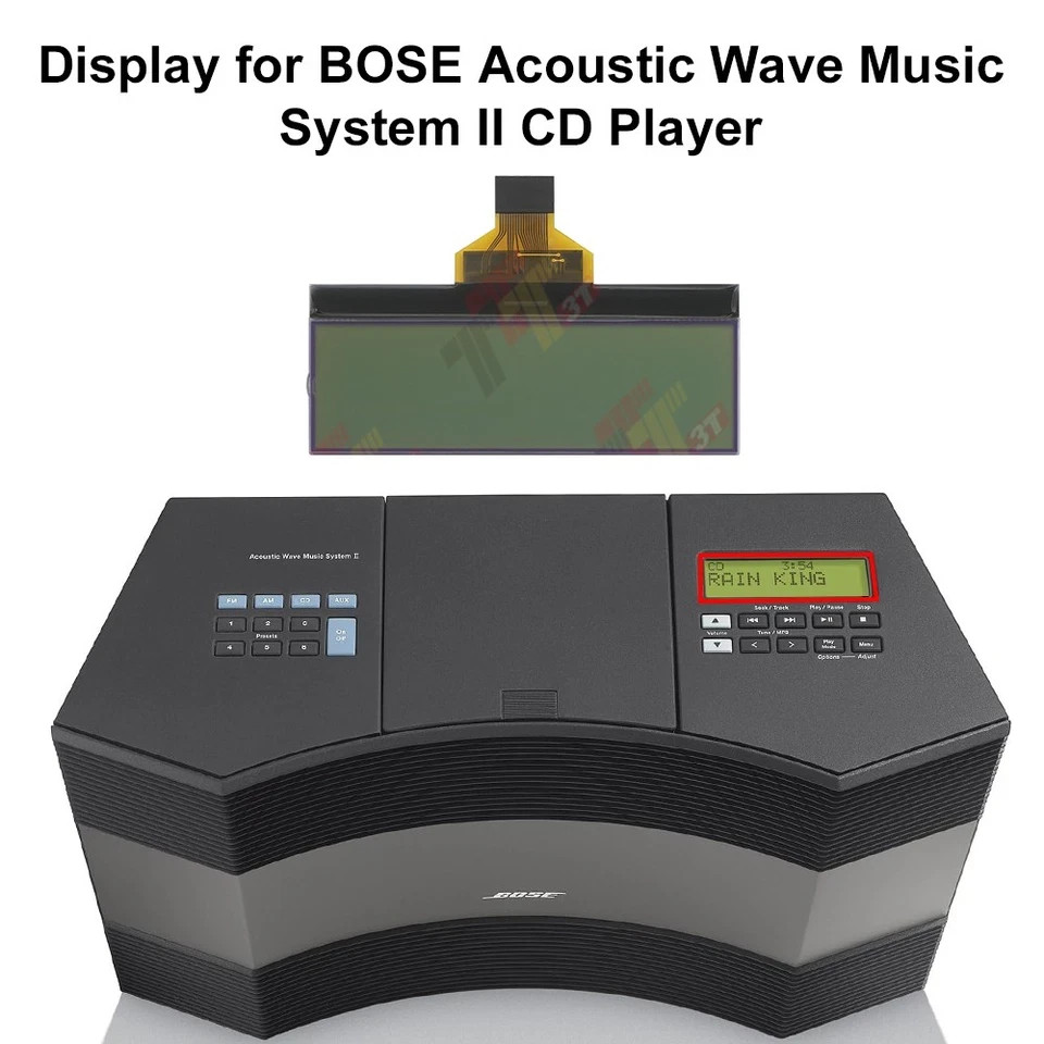 Display for BOSE Acoustic Wave Music System II CD Player