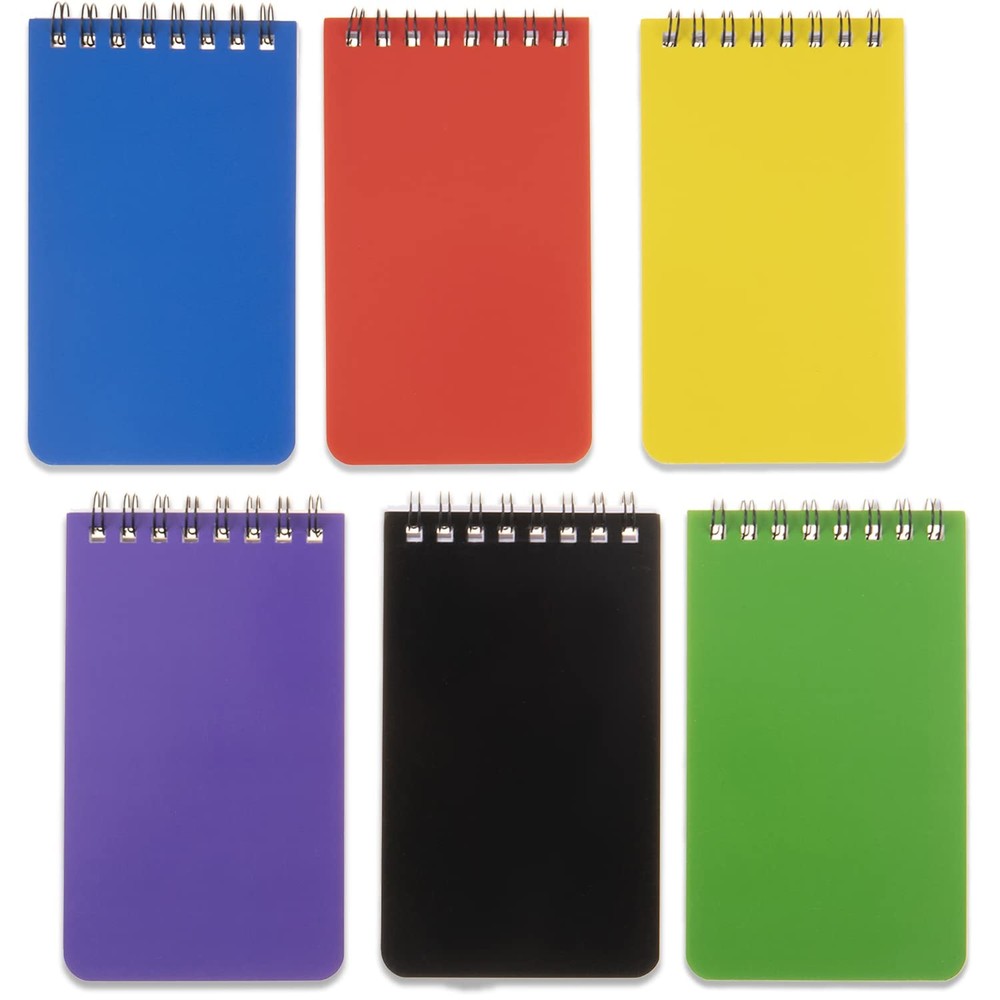6pack Pocket Notebook Small Notepad Pocket Notepad Small Spiral Notebooks 3X5
