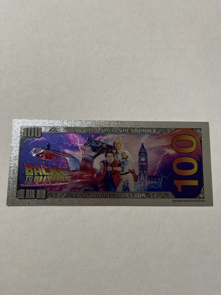 Back To The Future Silver Bank Note!