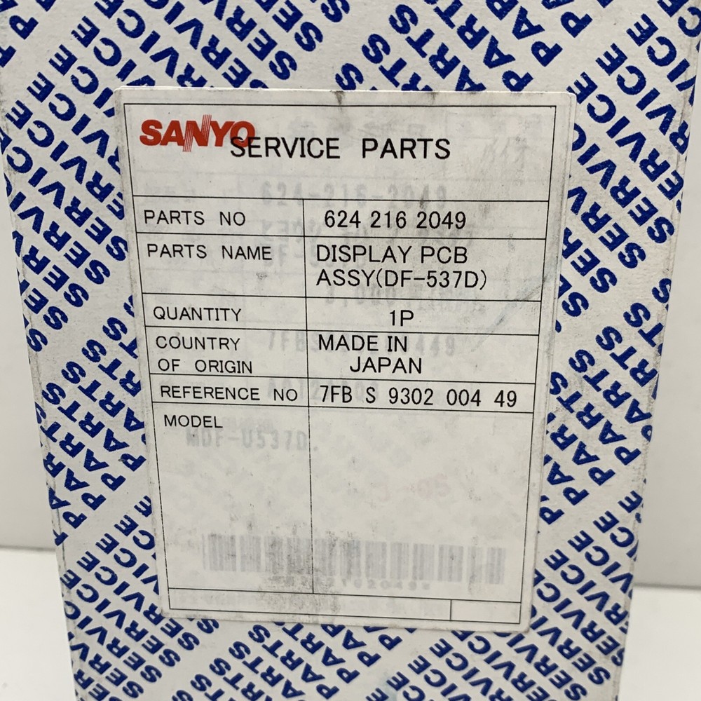 Sanyo 624 216 2049 Freezer Display PCB Assembly
