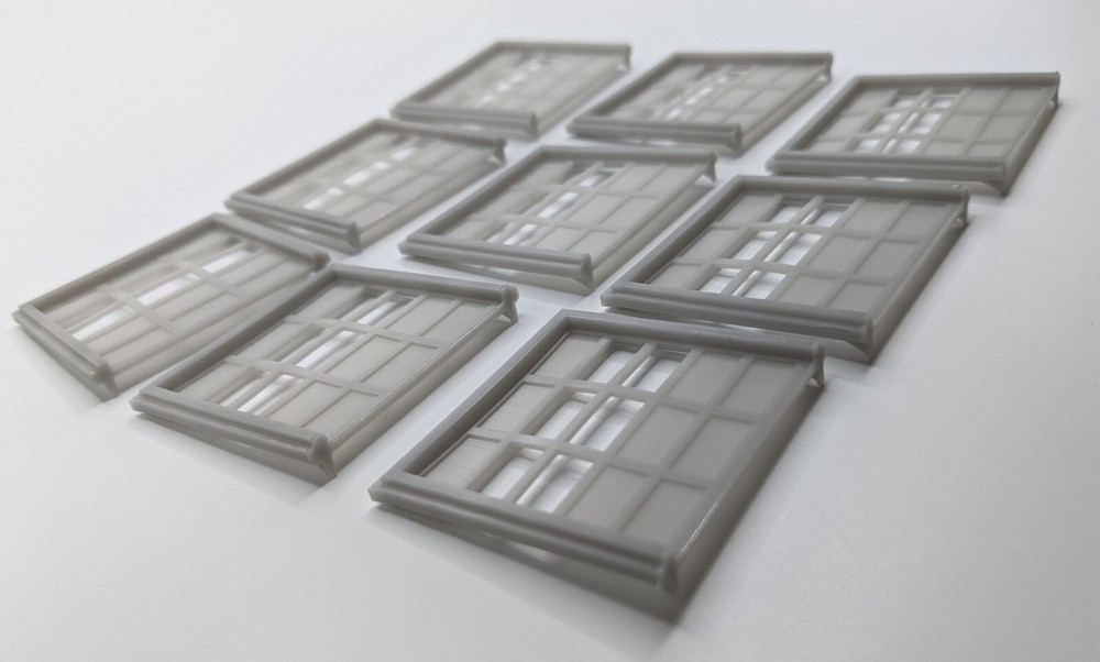 HO Scale Overhead Doors 9pcs Lot