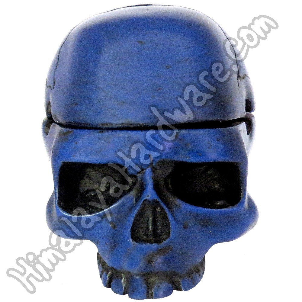 Resin Skull Storage Box: skeleton trinket container ashtray bone decorative jar