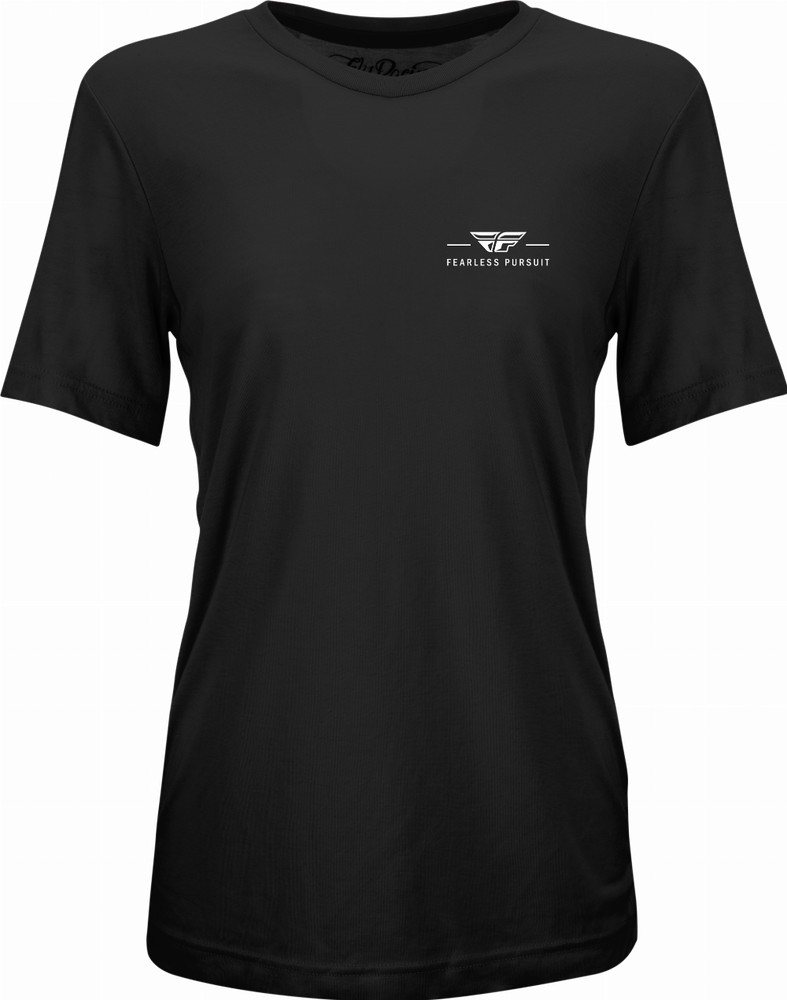 WOMEN'S FLY MOTTO TEE BLACK LG