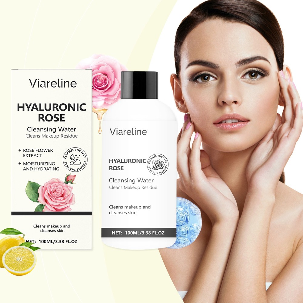 Rose Micellar Water Non-Drying Makeup Remover Cleansing Water