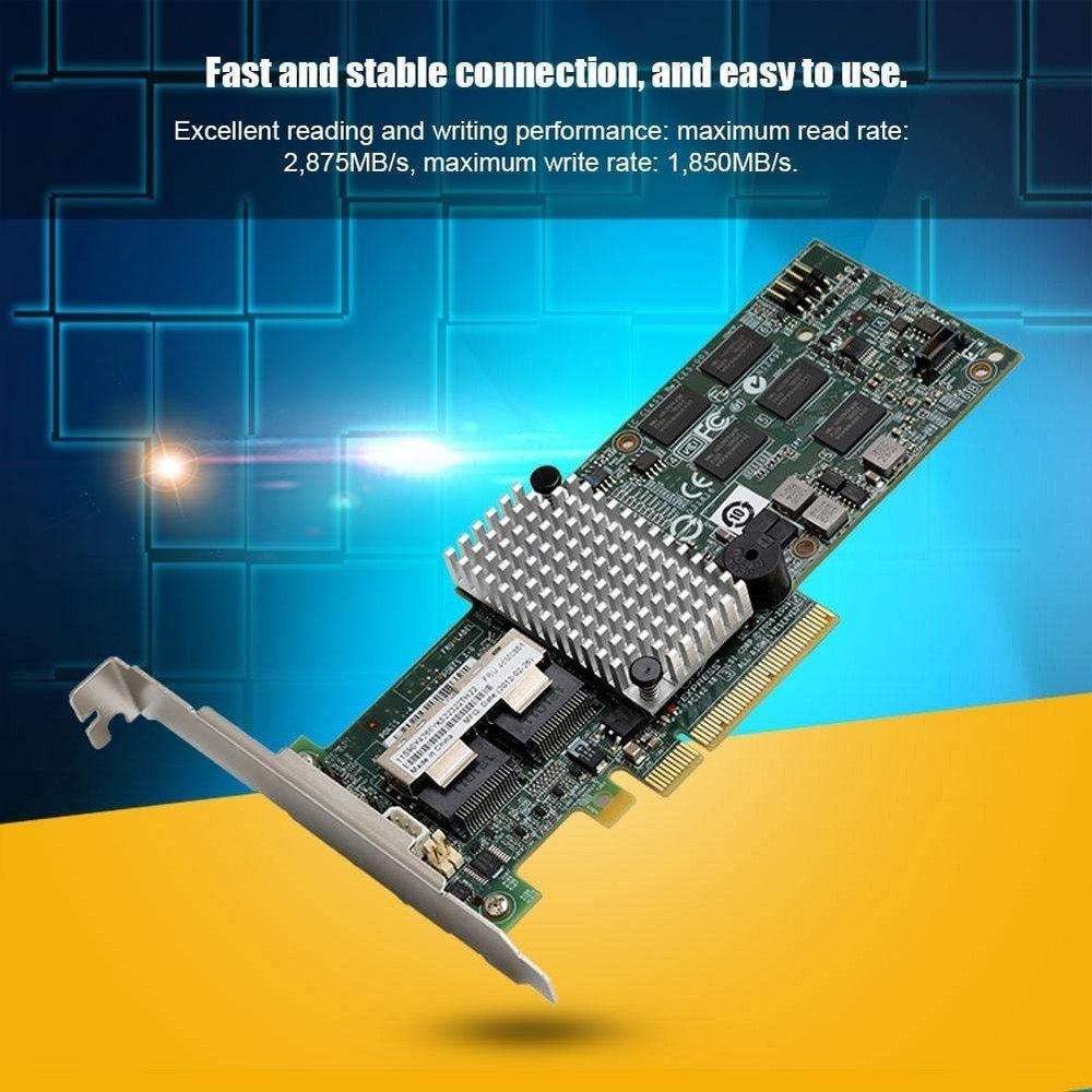 SATA ,SAS Array Card PCI E X8 6Gb Internal 6 Gbps SAS ,SATA Ports Controller