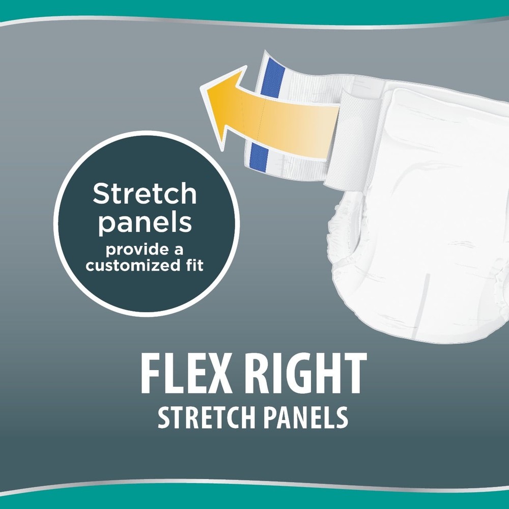 Unisex Stretch Briefs with Tabs, S/M, 68 Count