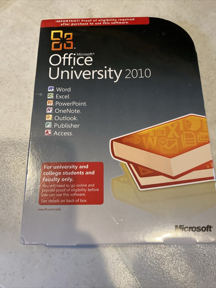 Microsoft Office University 2010 NEW & Sealed