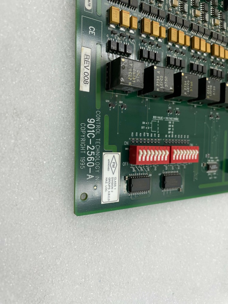 Control Technology 901C-2560-A Isolated Analog Output PCB Board