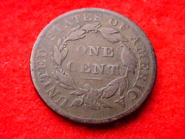 1835 SMALL 8 CORONET HEAD LARGE CENT NICE COPPER CENT! #T-176