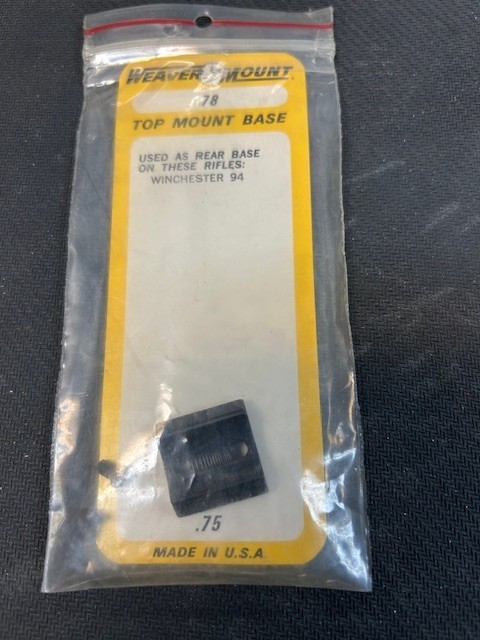 Weaver Top Mount Base  (Rifle)