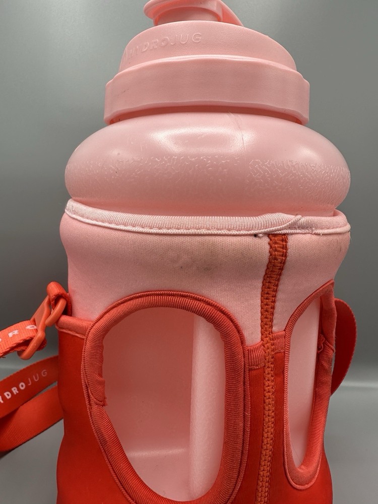 Hydrojug Hydro Jug 73oz With Carrier Pink Adjustable Strap