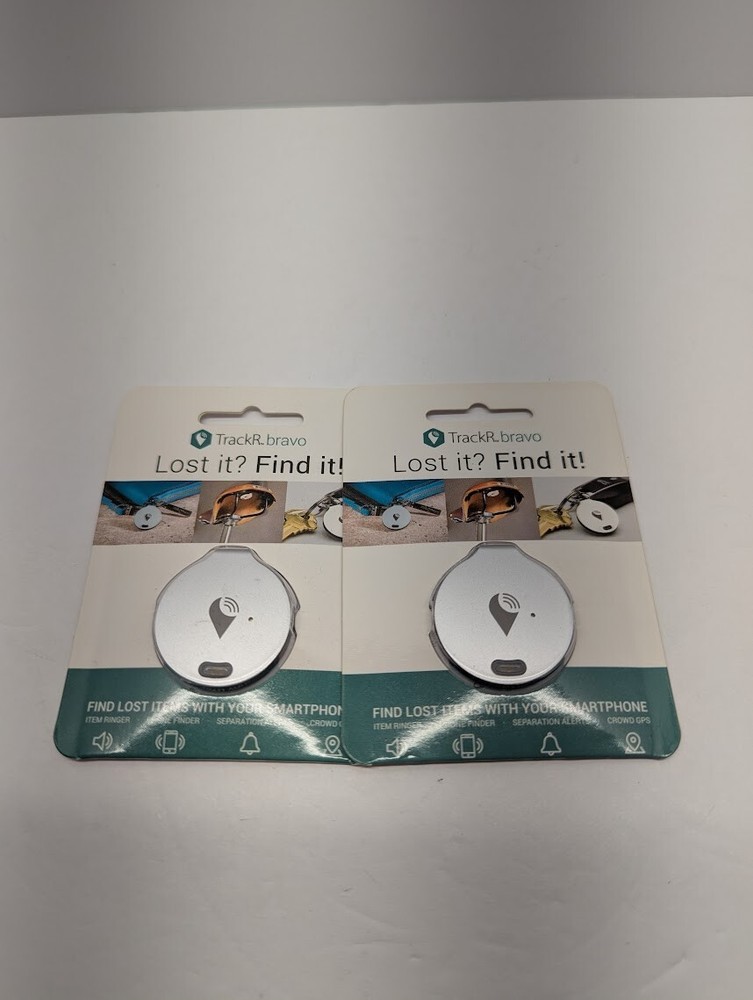 TrackR bravo Bluetooth Tracking Device. Item Tracker. Phone Finder. iOS/Android