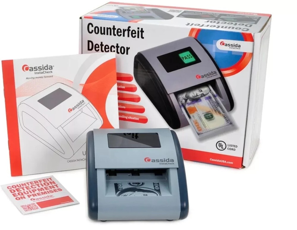 Cassida InstaCheck Automatic Counterfeit Detector with Infrared Technology