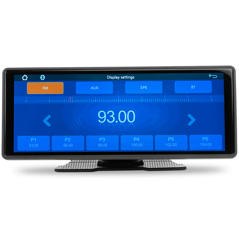 Belva NDASH10 10.26" Portable Dash Stereo Wireless CarPlay Android Auto BT
