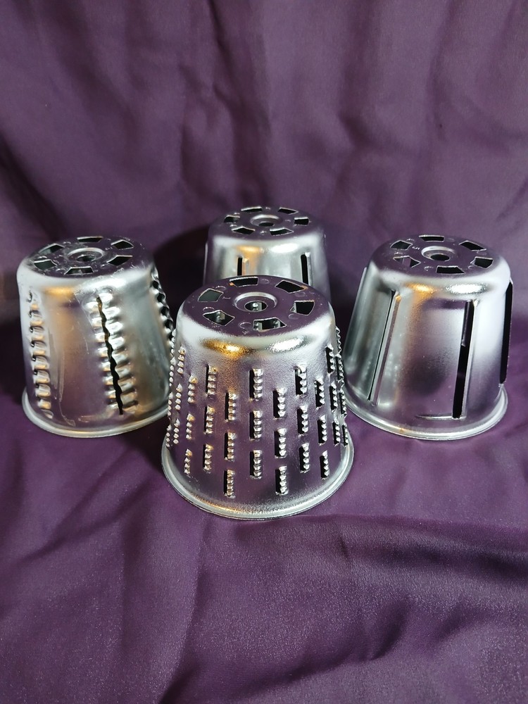 4 Replacement Cone Blades For A Kitchenaid RSVA Slicer Shredder. Pre-owned.