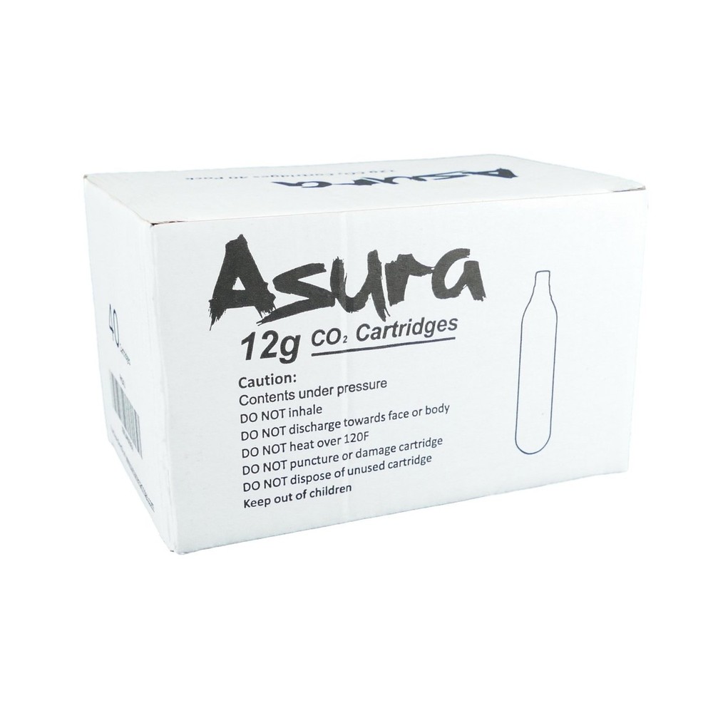 Asura® 12g CO2 Cartridges - 40PK