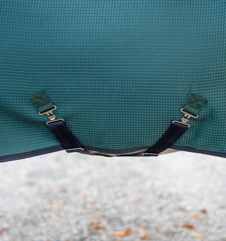 Rambo Techni Waffle Cooler - Dynasty Green/Navy & Silver