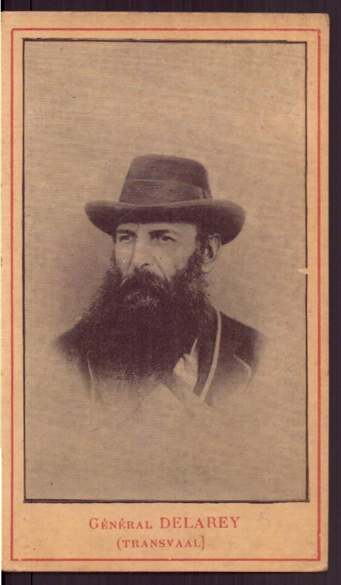 Portrait Card "General Delarey" Transvaal