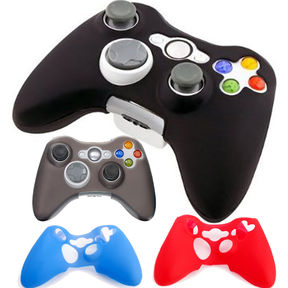 4-Pack Silicone Gel Case Cover Skin Protective for Microsoft Xbox 360 Controller
