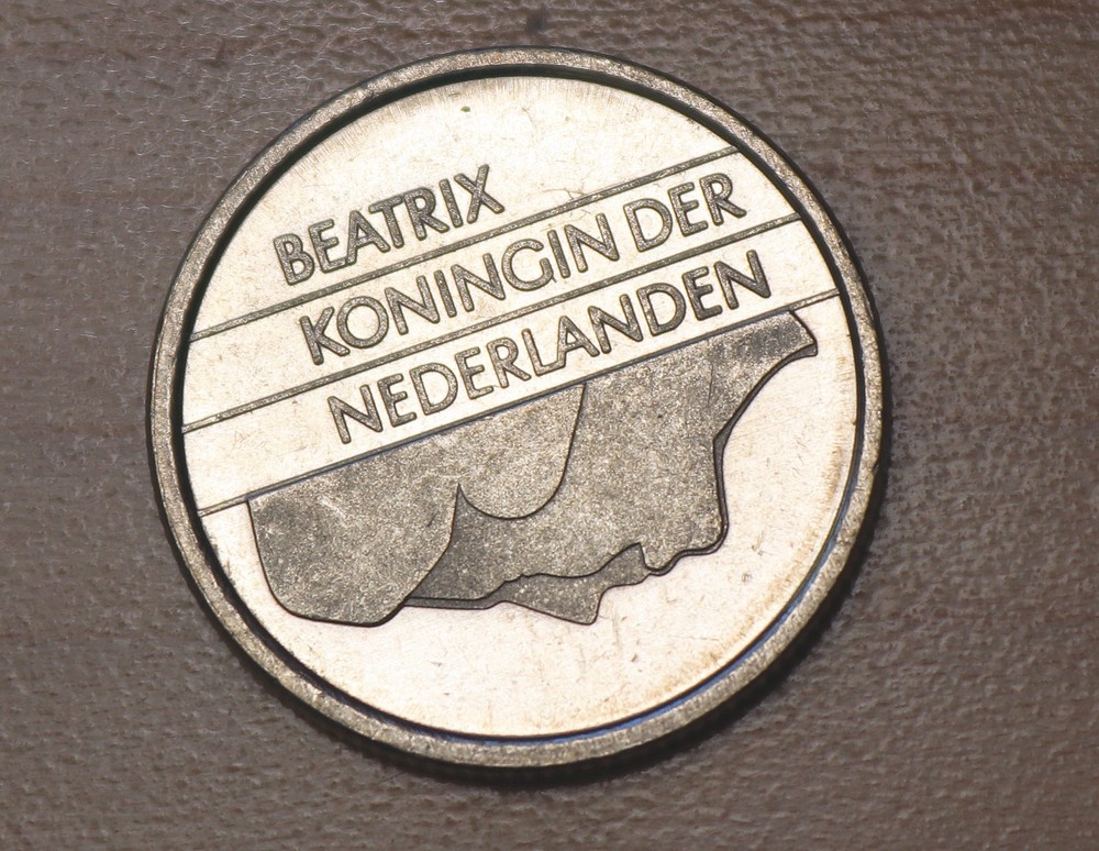 1987 Netherlands 25 Cents Unc.