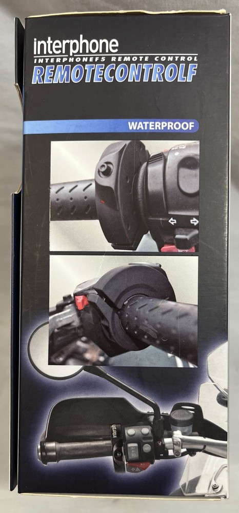 Black Wireless Bluetooth Media Button Remote Controller For Motorcycle Handlebar