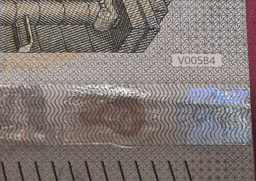 rare 5 euro banknote